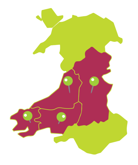 Wales Map Very Small